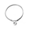 925 Sterling Silver Bracelets 3mm Snake Chain Fit Lock Bangle Bracelet Jewelry Gift For Men Women w79