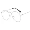 금속 큰 프레임 복고풍의 도매 한국어 버전 미러 패션 다각형 불규칙한 안경 vlat 프레임 개성 안경.