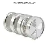 Multicolors Signaalvorm Tabakmolen Tanden Tabak Crusher Nieuwe Stijl 2.5 Inch 4 Parts Zinklegering Herb Grinder