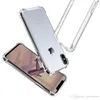 Transparent Phone Cases For iPhone 14 13 12 11 mini Pro MAX XS XR 8 7 Plus Samsung S20 TPU 1.5mm Protective Shockproof Clear Cover