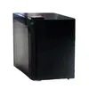 Kolice Mini Compact الثلاجة، الفريزر البسيطة، ثلاجة صغيرة الثلاجة 1.7 قدم مكعب، أسود، باب زجاجي خفف