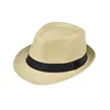 2021 Classic Mäns Top Hat Middle Aged och Äldre Sommarlock Sunscreen Sun Cap Utomhus Straw Hattar