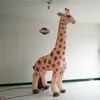 Giraffa gonfiabile alta del pallone di 3m con il ventilatore e la luce del LED per la decorazione del locale notturno