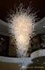 Современные ручные ручной работы взорное стекло люстры искусства живущая комната лестница декоративные люстры светодиодные лампы подвеска лампы рестораны белые огни