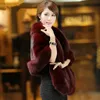 Faux Fur Coat Kobieta Długie Sekcja Mink Hair 2018 Nowa Koreańska wersja Imitacji Futro Collar Szal