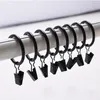 Curtain Clips Hooks Home Decoration High Qaulity Shower Curtain Rings Clamps Drapery Clips Bath Curtain Rod Clips Window