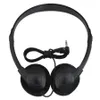 Wired Headphon Bass Headset Stereo hörlurar Justerbar 3.5mm Aux för telefon MP3 PC School Kids Adults Students hörlurar