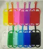 Silicone Phone Longes Neck Strap Mobile Phone Case Silicone Insert Card Cover Collier Sling Card Holder Straps Party Favor nouveau GGA2762