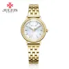 Julius Brand 2020 Nowy Wiosna Zegarek Kwarcowy Kobiety Moda Casual Clock Shell Dial Whatch Wodoodporna 30m Stal Montre Femme Ja-959