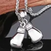 Rvs Power Boxing Fist Hanger Ketting Mode Kraag Lichaam met Ketting Kettingen voor Mannen Sieraden