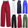 Pantaloni Pantaloni moda donna Pantaloni tinta unita a gamba larga Pantaloni casual a gamba dritta Lady Pantaloni larghi da ufficio Capris OL Pantaloni lunghi culottes B5000