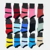 Rosa-Schwarz-Multicolor-Knöchel-Socken-Mädchen-Frauen Mode-Sport-Socken Baumwollbeiläufiges Außencheer Strümpfe mit Umbauten