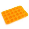 Mini Muffin Cup 24 Cavity Silicone Cake Molds Soap Cookies Cupcake Bakeware Pan Tray Mould Home DIY Cake Mold LX1046