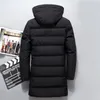 Top Kwaliteit Design Winddicht Winter Lange Jas Mannen Klassieke Mode Dikke Duck Down Overjas Thermische Mannelijke Big Size 4XL Parka