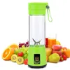 400ML Personal Blender With Travel Cup USB Portable Electric Juicer Blender Rechargeable Juicer Bottle Fruit Vegetable Kitchen Tool WX9-1681