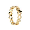 Delicato anello in oro 18 carati placcato ape per Pandora autentico argento sterling 925 elegante anello nuziale da donna cofanetto originale