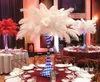 Wholesale 16-18inch / 40-45cm White Ostrich feather for wedding centerpiece party decoraction event festive decor supply