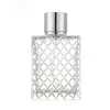 High Quality Transparent 100ml Glass Square Perfume Spray Bottles Empty Atomizer Refillable Bottle Travel Size WB2097