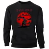 Uchiha Sasuke Tişörtü Erkekler Harajuku Japon Anime Crewneck Kapüşonlular Jumper İnce Fleece Streetwear Spor Giyimi Isınma Soğuk