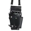 PU Leer Haar Schaar Tas Clips Kappers Kapper Schaar Holster Haar Knippen Pouch Houder Case met Taille Schouderriem