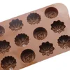 Силиконовые формы шоколада цветок конфеты Gummy Ice Tray 15 Полость Бисквит торт украшение инструмент DIY День рождения LX1873
