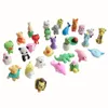 Non-Toxic Pencil Erasers, Removable Assembly Zoo Animal Erasers for Party Favors, Fun Games Prizes,Kids Puzzle Toys