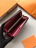 Designer-Credit Card Holder High Quality Classic Leather Purse Folded Notes and kvitton Bag Wallet Purse Distribution Box Purse333w