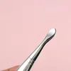 SM004 New Arrival 1PC Professional stainless DIY Facial Face Mask Mud Mixing brush Makeup foundation Brushes with spoon