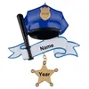 Maxora Police Personalized Polyresin Gloss Hand Painting Christmas Occupation Tree Ornaments As Holiday Gifts Thanks To Special Person