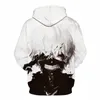 2019 nueva venta caliente Tokyo Ghoul sudaderas con capucha para hombre con capucha Ken Kaneki impreso hombre con capucha 3D de impresión con capucha sudaderas V191105