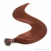 Länge 14inch-26inch Ringe Indian Remy 100% Human Hair Extensions 0.5g / s 200s / lot Nano Tip Jungfrau Haar, frei DHL