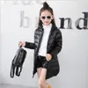 Winter Children039s Light and Lightweight Hooded Down Jacket Big Children039s Long Coat Boys and Girls Slim Coat Windbreaker1517515