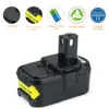 Replacement Battery for Ryobi 18V 4000mah5000mah6000mah Liion Charger for Ryobi One P103 P108 Cordless Drill Kit6210342