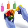 100 pcs Kids Disposable Nitrile Rubber Gloves Crafting Painting Household Cooking Cleaning Universal for 4-12 Years Old XS/S