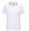 Mode Blommig Designer Polos Skjorta Män Casual Classic Solid Bomull Polos Krage Med Broderi Snake Bees Streetwear Polo T-Shirts