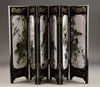 SUPERBE TABLEAU LAQUE ARTISANAT CHINOISE DECOR ECRAN FLEUR OISEAU