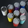 12styles 20oz Edelstahl Tumbler Thermal Tasse Isolierte Kaffee Bierbecher mit Dichtung Deckel Vakuum Weinglas Auto Getränke FFA41492648478