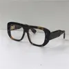 Óculos ópticos de designer de moda, armação quadrada gran, retrô, estilo simples, óculos transparentes, lentes transparentes de alta qualidade com case280c