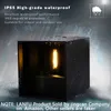 LED Alüminyum Su geçirmez Duvar Lambası Su geçirmez Açık Işık 5W 10W 100-277V 3000K Ayarlanabilir Açık Duvar Işık Sıcak Soğuk Işık Açık