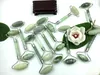 JD004 Natual gezichtsmassage Roller Verhoog de bloedcirculatie Jade Roller Relaxatie Slankgereedschap vaste jade stenen gezicht body head7184279