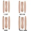 Groothandel Beauty Contour Highlighter Sticks 2 in 1 double ended Cream Concealer Highlight Stick Makeup Set+Bronzed Puff Brush Supply Gratis bezorging