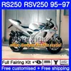 Aprilia RS-250 Gloss Black RSV250 RS250 1995 1997 1997 1997 1997 1997 1997 1997 1997 RSV250RR RS250R 95-97 RSV 250 RS 250 95 96 97フェアリング