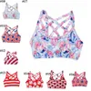 Kids Designer Clothes Girls Tank Top Baby Summer Printed Crop Tops Cotton Soft Suspender Vest Child Home Casual Undershirt Top Shirt A7417