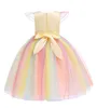 Bébé filles robe licorne 2019 enfants robes pour filles robe de princesse Infantil Fantasia robe fille Costume vêtements pour 100-150 cm