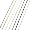 10 mètres de largeur de rouleau 2mm chaînes de perles de boule en métal collier fer Rose or argent Bronze noir résultats de chaîne pour la fabrication de bijoux à bricoler soi-même 279G