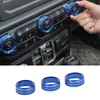 Aluminum Alloy Air Conditioning Rotary Decorative ring Section B For Jeep Wrangler JL Auto Interior Accessories267f