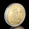 1933 Liberty Coin Exquisite American Freedom Eagle Jämlik Guldpläterad Samling Mynt Art W / PCCB Box