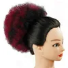 Synthetic Curly Hair Ponytail African American buns Short Afro Kinky Curly Wrap Drawstring Puff tail Hair Synthetic Buns4476130