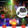 Efektler 60 Desenler LED DJ Lights USB 5V RGB Lazer Projeksiyon Lambası Uzaktan Kumanda Aşaması Aydınlatma Ev Partisi KTV DJ Dance Floor