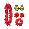 Mise à niveau pour augmenter la guirlande quatre pièces fête de vacances ananas oeil ensemble danse fête décoration guirlande 8 couleurs 50 pcs